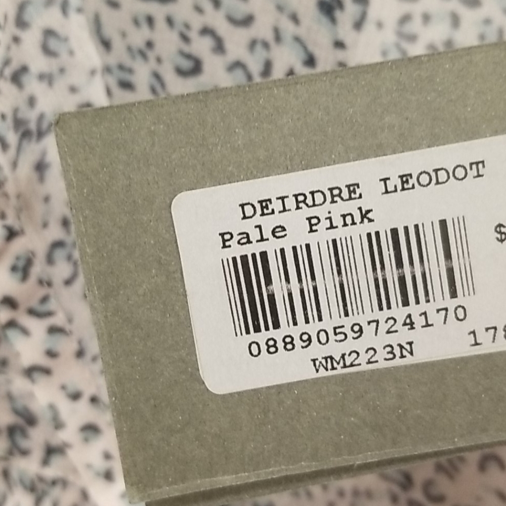 💕ALLSAINTS💕 Deirdre LeoDot Shirt ~ Pale Pink Large NWT - Picture 14 of 15
